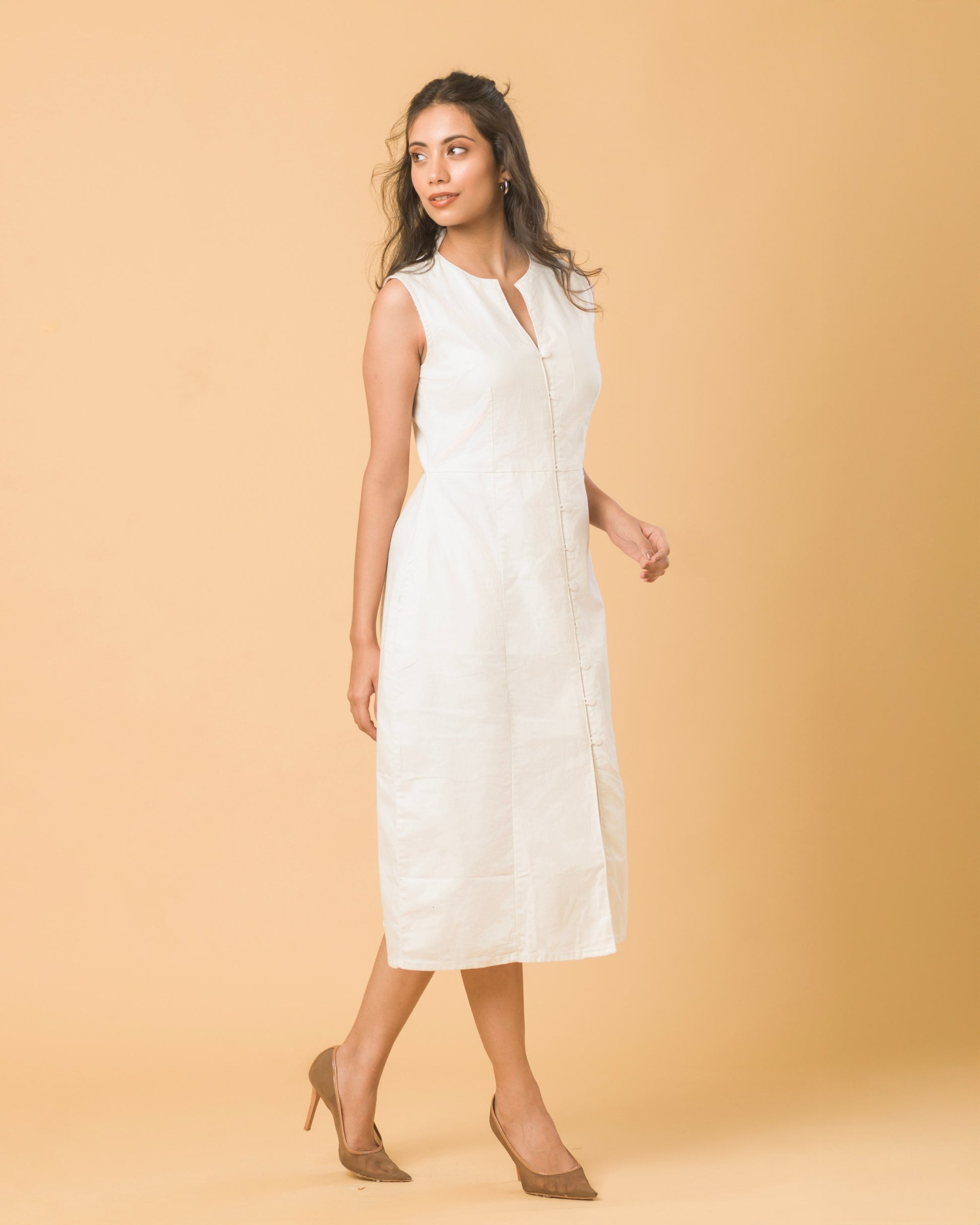 Onska Ivory Sleek Midi