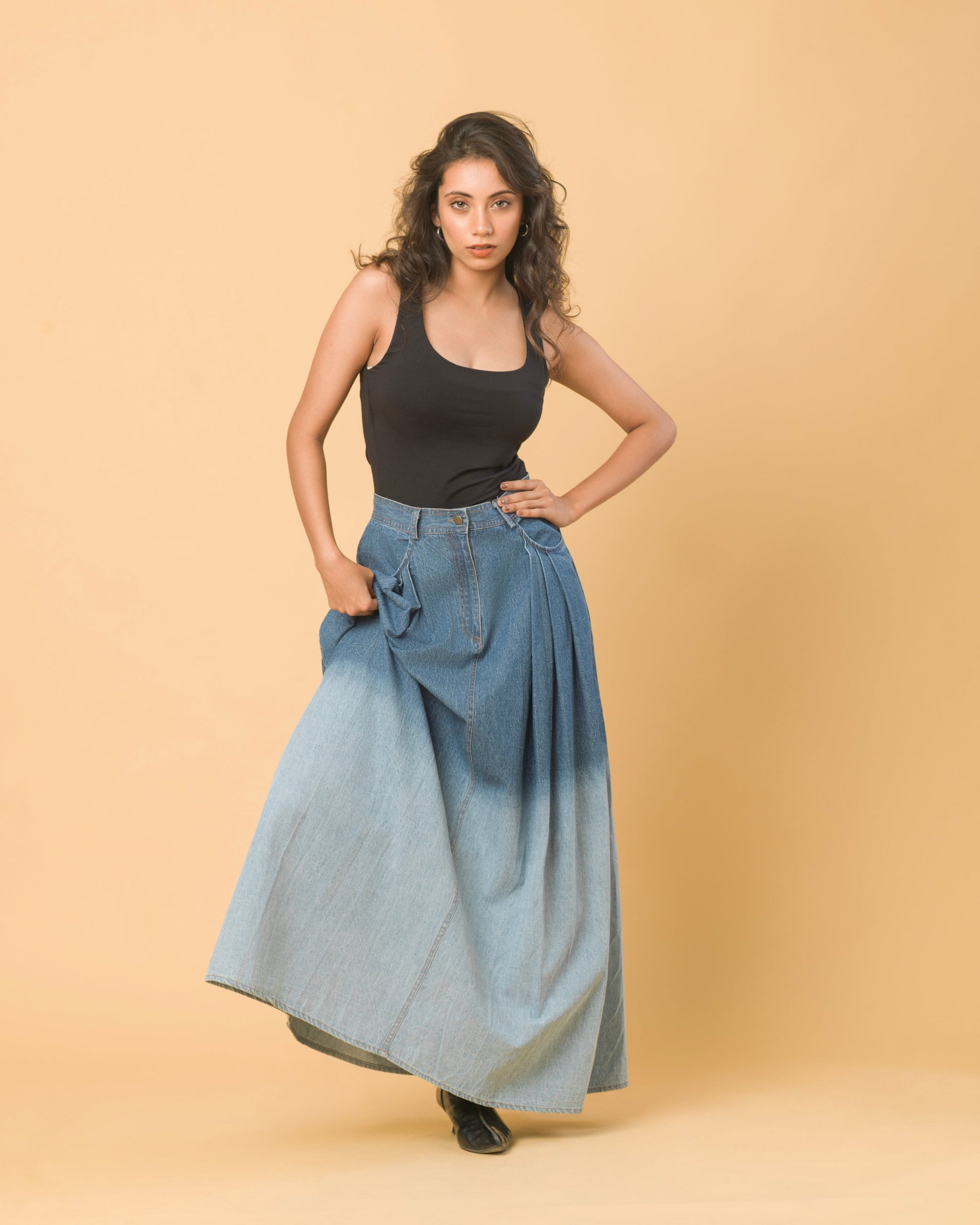 Onska Ombre Maxi Skirt