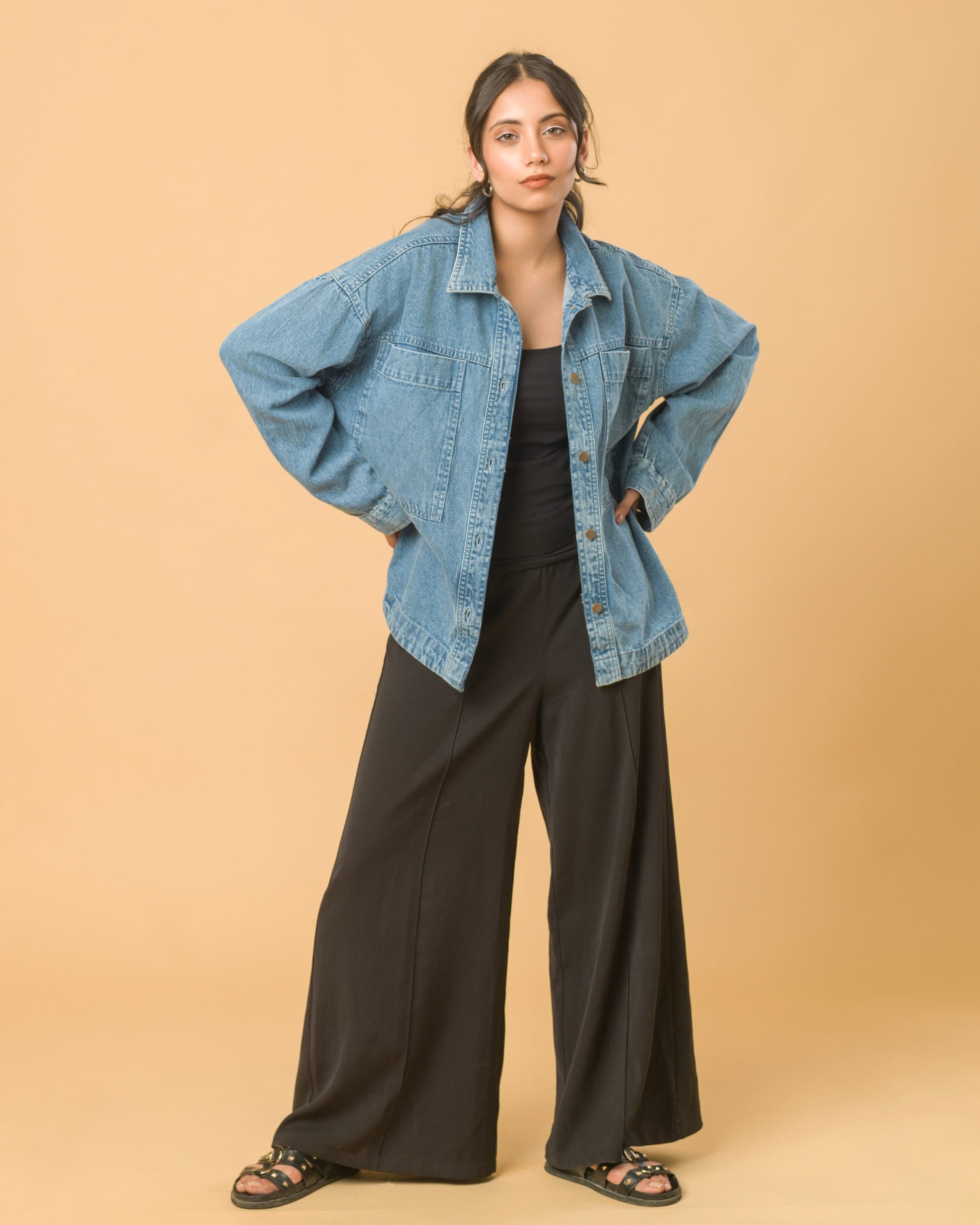 Onska Oversized Street Denim Jacket
