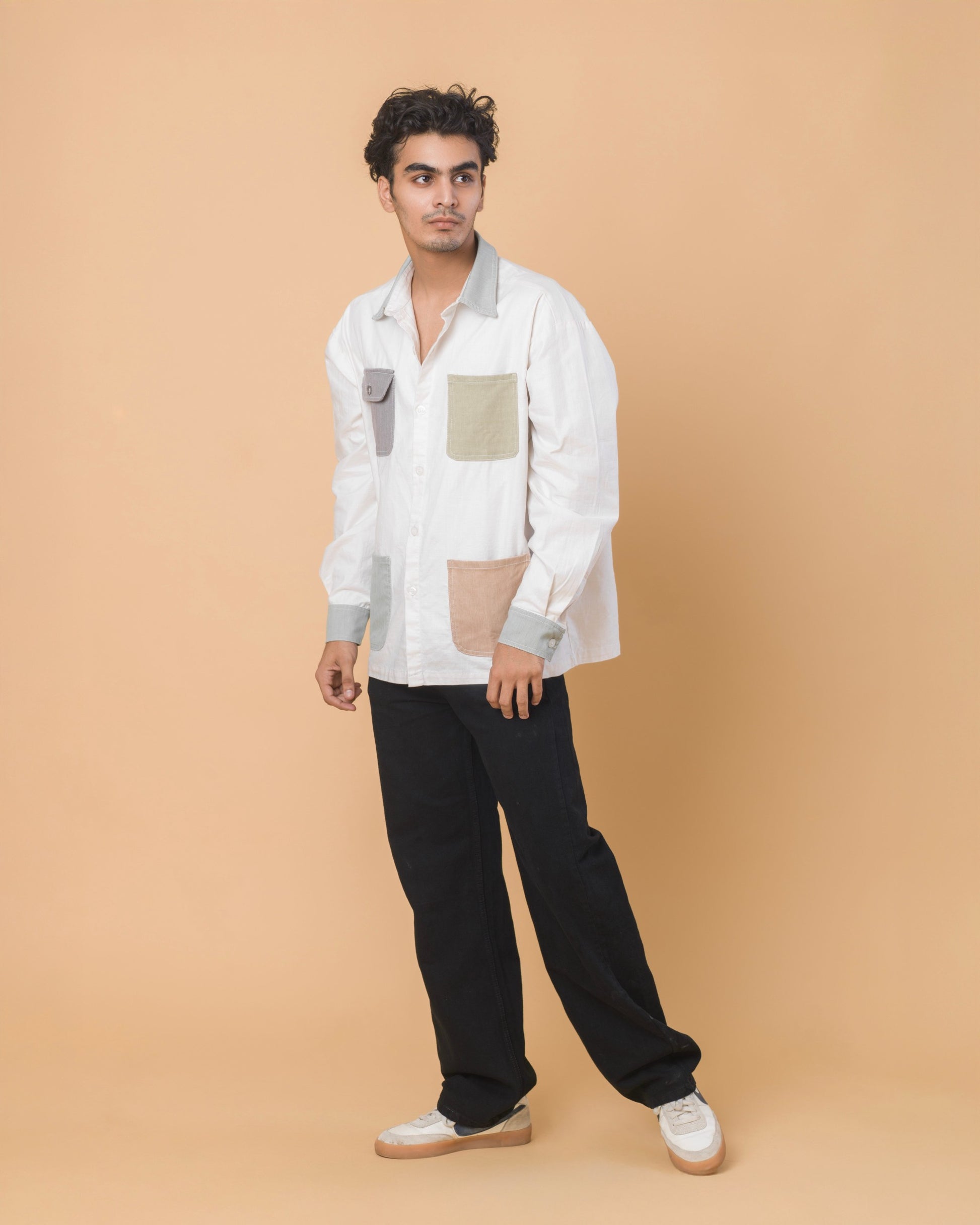 Onska Multi-Pocket Patch Shirt